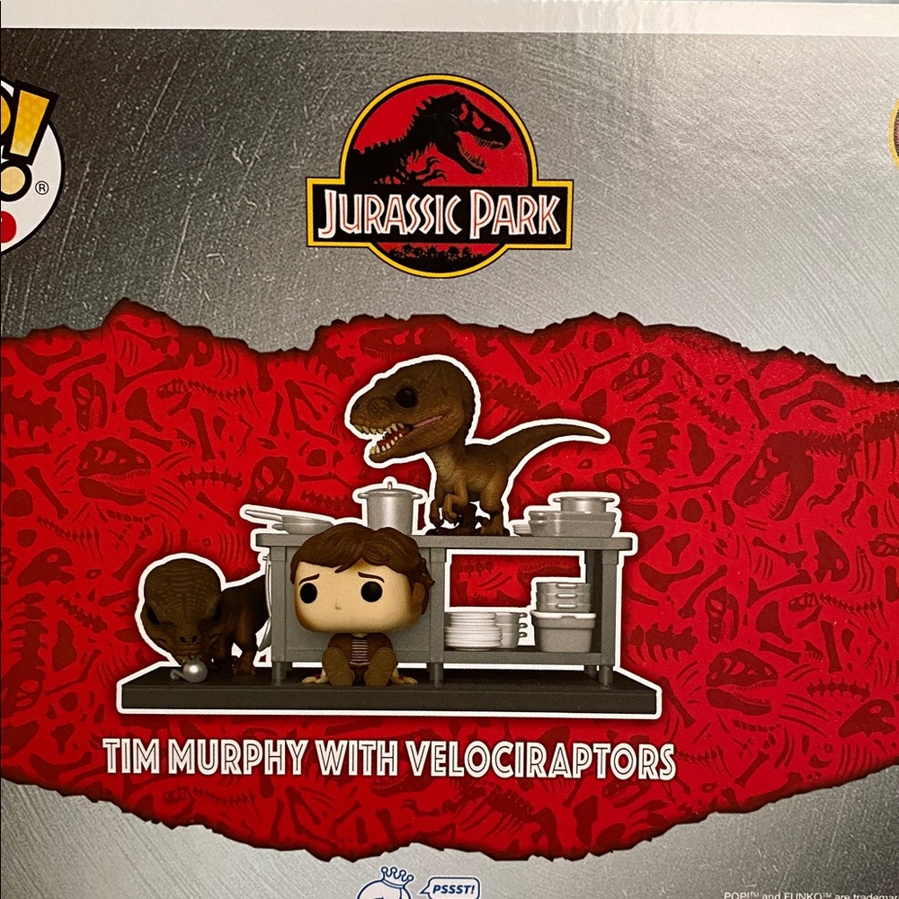 Jurassic Park Tim Murphy with Velociraptors Funko Pop! - Picture 2 of 2